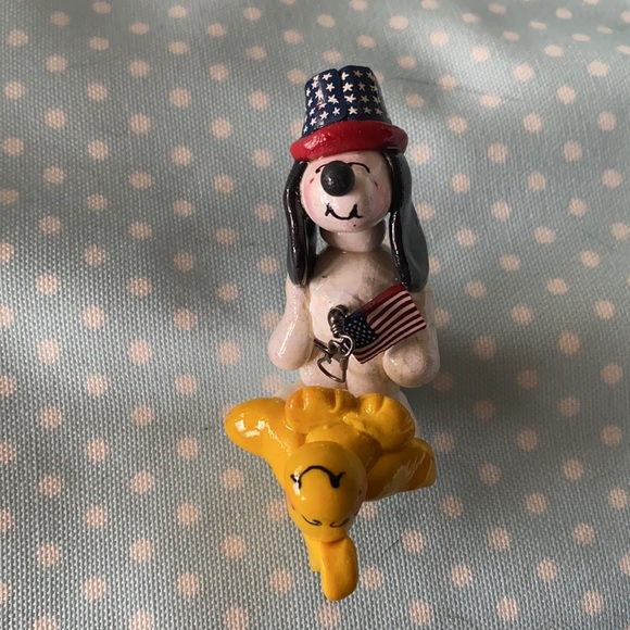 Handcrafted; Patriotic Snoopy; Ornament - Picture 9 of 10
